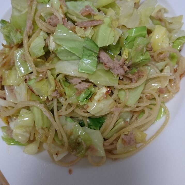 超簡単！ツナとキャベツのパスタ